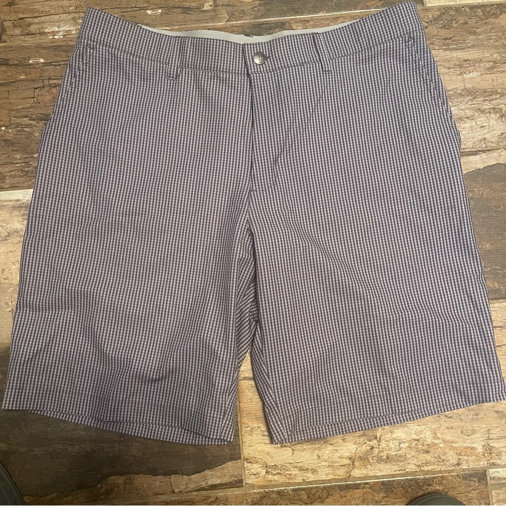 Adidas Plaid Golf Shorts 36